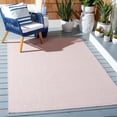 thumbnail image 2 of Safavieh Courtyard Mitre Geometric Indoor/Outdoor Area Rug, Soft Pink, 2' x 3'7", 2 of 14