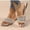 White, variant on OKBOP Flat Sandals for Women Open Toe Footbed Comfort Sandals Arch Support Travel Casual Shoes