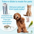 thumbnail image 6 of Take-n-Slide Reusable Pill & Medication Tracker, Peel & Stick to Bottle, White, 2-Pack, 6 of 7