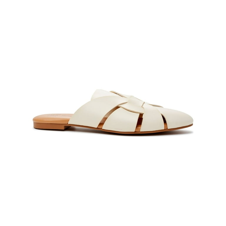 Time and Tru Women s Cut Out Mules Walmart