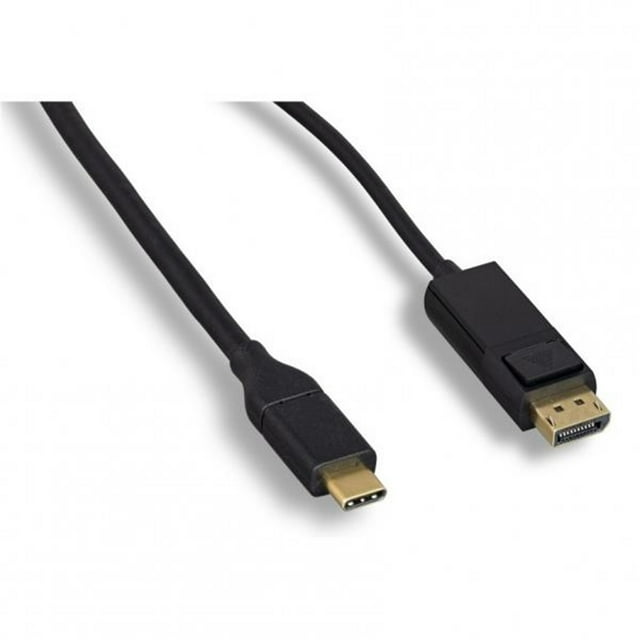 TechCraft USB 3.1 Type C to DisplayPort Cable, 6 Foot Length, Black