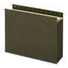 Universal Hanging Box Bottom File Pockets, 11 Point Stock, Letter, Standard Green, 10/Box