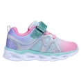 thumbnail image 3 of NEWMALL Girls LED Sneaker Light Up Flashing Kids Low Top Shoes (7 Toddler,Pink), 3 of 7