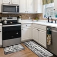 thumbnail image 2 of Kitchen Mats Floor Home Sweet Home - Kitchen Mat Set of 2, Grey Kitchen Rug, Farmhouse Kitchen Rugs for Kitchen Sink Area, Kitchen Sink Rugs and Mats, Kitchen Rugs with Words, 17x30 and 17x47 Inch, 2 of 6