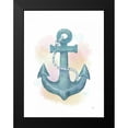 thumbnail image 2 of Reynolds, Jade 15x18 Black Modern Framed Museum Art Print Titled - Watercolor Anchor, 2 of 5