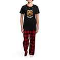 thumbnail image 4 of CafePress - Life Is Golden Women's Dark Pajamas - Women's Short Sleeve Print T-Shirt and Pants Dark Cotton Pajama Set, 4 of 7