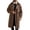 Coffee, variant on QHFBli Breathable Mens Trench Coat Men's Lightweight Anorak Windbreaker Jacket For Outdoor Adventures And Daily Casual Wear Featuring Black M