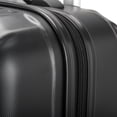 Elite Luggage Fullerton Hardside CarryOn Spinner Luggage, Black