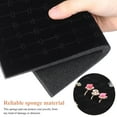 thumbnail image 6 of PAMINGONO 4pcs Jewellery Box Inserts Earring Organizer Black Sponge Scratch Prevention for Storage, 6 of 6