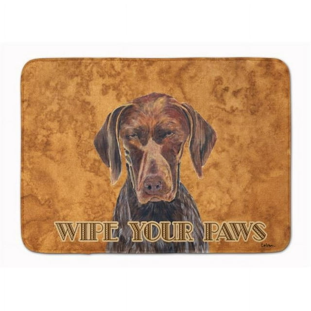 Carolines Treasures SC9117RUG German Shorthaired Pointer Wipe Paws Machine Washable Memory Foam Mat