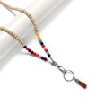 thumbnail image 4 of Waroomhouse Wooden Bead Lanyard Stylish Beaded Lanyard Id Badge Holder with Lobster Clasp Keyring Natural Wood Beads Work Card Lanyard, 4 of 8