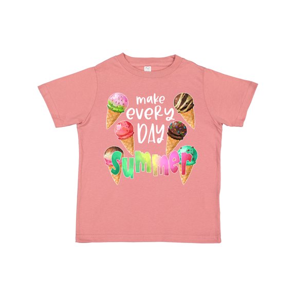 Inktastic Make Every Day Summer Ice Cream Cones Boys or Girls Toddler T-Shirt