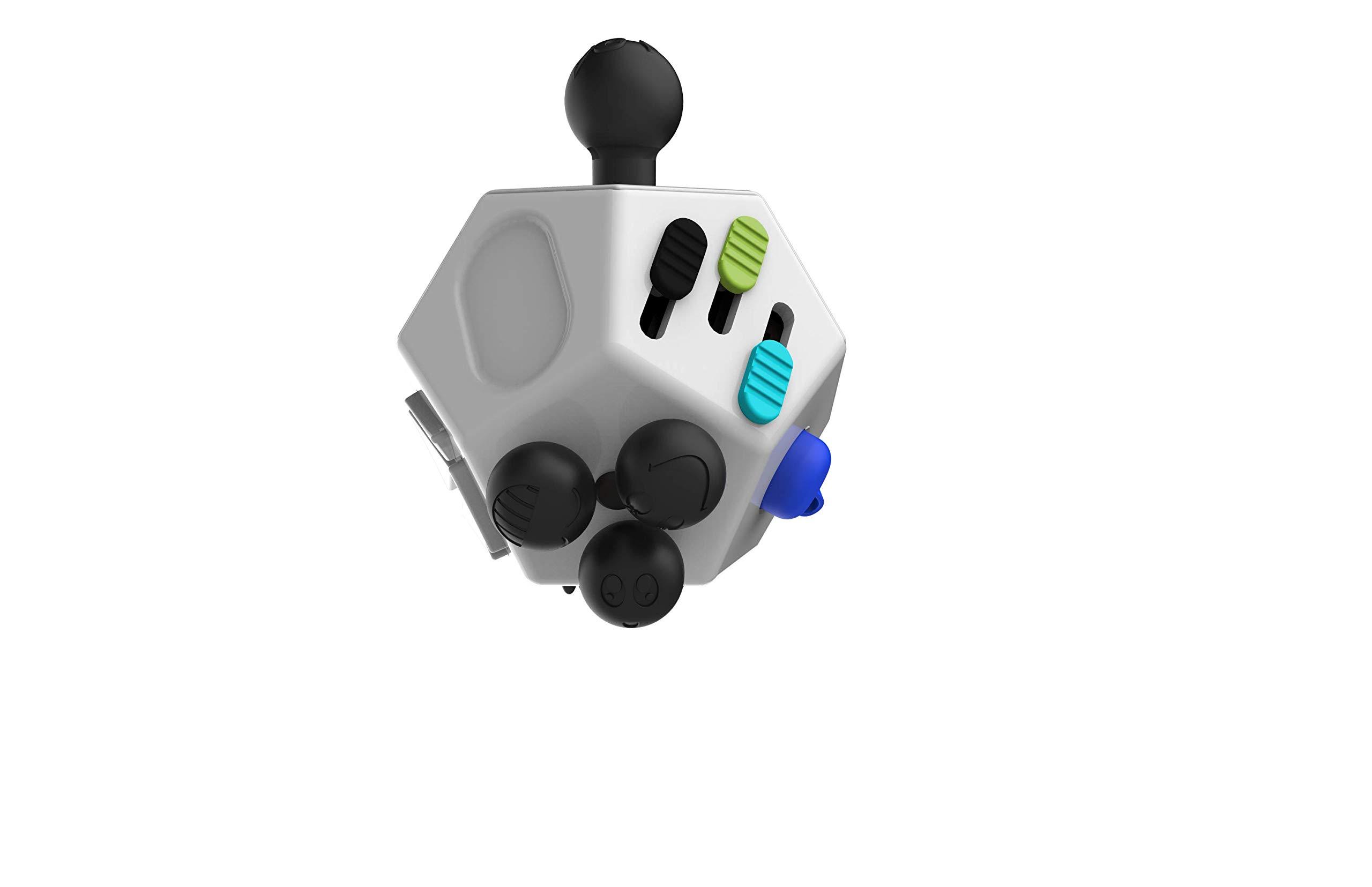 Fidget Dodecagon 12 Side Fidget Cube Relieves Stress And Anxiety Anti Depression Cube For Children And Adults With Adhd Add Ocd Autism White White Walmart Com Walmart Com