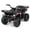 Noir, variante sur Costway VTT Électrique pour Enfants, Jouet à Chevaucher 24 V avec Doubles Moteurs et Panier, Quad Tout-Terrain Noir