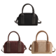 thumbnail image 1 of Bolso Hombro Gamuza para Mujer Con Correa Ajustable Boston Bag Satchel El (), 1 of 9