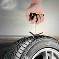 thumbnail image 2 of 15-Piece Car Tire Repair Kit for Sedans & More - Portable Vacuum Tire Puncture Fix Set with T-Handle Tools, Plugs, Pressure Gauge, and Storage Box - Durable PVC Construction for Quick Roadside, 2 of 6