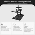 thumbnail image 2 of BalanceFrom Fitness Adjustable Seated Calf Raise Machine, Home Gym Equipment, 2 of 5