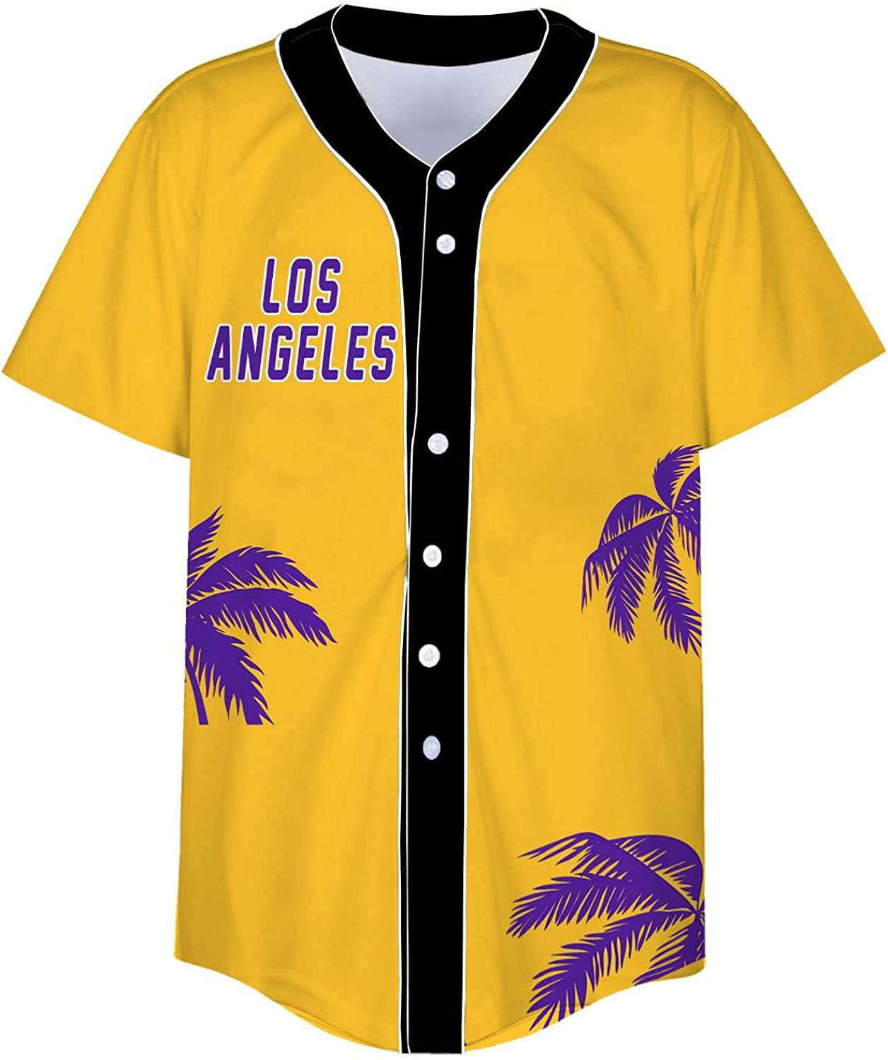 Women's Los Angeles Lakers Color Sleeves Baseball Jersey - All Stitche -  Vgear
