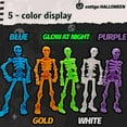 thumbnail image 6 of ​​LYINGF Movable Skeleton Action Figures - Poseable Joint Skeleton Doll Figurines for Halloween Decor, Unique Holiday Decoration with Articulated Limbs​​, 6 of 9