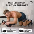 thumbnail image 4 of Rueda abdominal DMoose Fitness con soporte para codos y rodilleras, 4 of 9