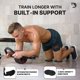 thumbnail image 4 of Rueda abdominal DMoose Fitness con soporte para codos y rodilleras, 4 of 9