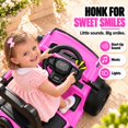 thumbnail image 4 of 12V Licensed Ford Bronco Raptor Powered Ride on Toy Cars, Kids Electric Car for Toddlers with Music, LED Lights, Horn, Ages 2+, Pink, 4 of 10