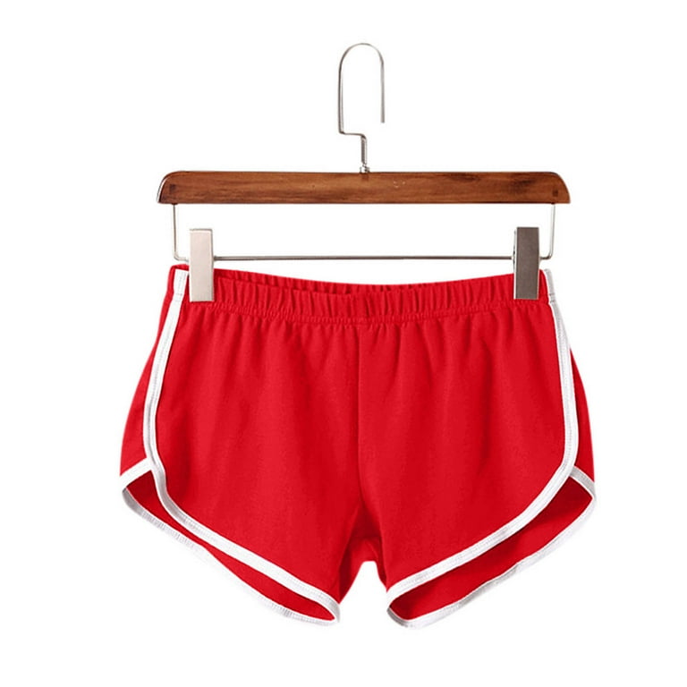 Olyvenn 4 Pack Dolphin Shorts Women's High Waist Workout