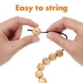 thumbnail image 4 of Miangastore 100pcs Round Wood Bead DIY String Bead Accessory Laughing Face Wood Bead (18mm), 4 of 9