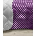 thumbnail image 3 of Polka Dot Down Alternative Comforter, Vertical Stripes in Color Shades with Faded Big Polka Dots Pattern Retro Style, Microfiber Quilt for All Season, 5 Sizes, Multicolor, by Ambesonne, 3 of 3