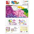 thumbnail image 1 of Kiddy Bricks  Girl's Soft Color Brick Set (415 Pcs), 1 of 1