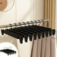 thumbnail image 1 of Perchero con pinzas para ropa interior | Organizador de colgador de armario que ahorra espacio | Sostiene bragas, calcetines, pantimedias, faldas | Plástico y acero inoxidable | Sin montaje, 1 of 6
