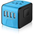 thumbnail image 1 of Universal International Travel Power Adapter With Smart High-speed(blue And Black Border), 1 of 5