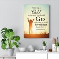 thumbnail image 2 of Scripture Walls Train up a Child Proverbs 22:6 Wall Art Christian Home Decor Unframed, 2 of 9