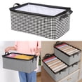 thumbnail image 1 of Mefallenssiah Folding Wardrobe Storage Box Sweater Pants Organizing Box Drawer Style Bedroom Storage Box, 1 of 9