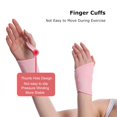 thumbnail image 4 of GHSDFBB Support de Poignet Compression Attelle de Poignet Élastique Ajustable Soutien du Canal Carpien pour Sports Protection, Entraînement Physique, Arthrite, Tendinite Soulagement de la Douleur Taille Unique pour Main Gauche Ou Droite, 4 of 7
