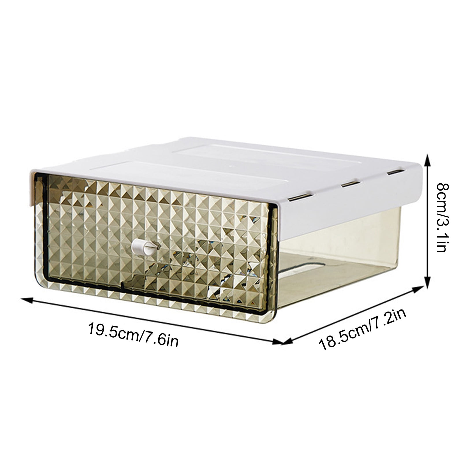 Nilvkv Invisible Drawer Storage Box Under The Office Workstation Desk Rack Stationery Desktop Storage Box, Organization and Storage
