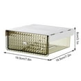 thumbnail image 6 of Under Desk Storage Drawer Organizer - Invisible Stationery Box with Sliding Lock, Tool-Free Installation, 19.5x18.5x8cm Plastic Desktop Organizer for Office Workspace, 6 of 6