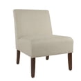 thumbnail image 3 of HomePop Carson Armless Accent Chair, Multiple Colros, 3 of 10