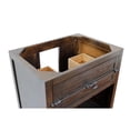 thumbnail image 3 of Bellaterra Home 30" Single vanity in Brown Ash finish - cabinet only, 3 of 5