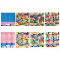 thumbnail image 3 of veasfak 8x Color Card Diamond drawing Storage Label Stickers for Diamond drawing Heart Heart Square, 3 of 8