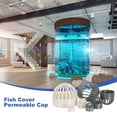 thumbnail image 6 of Uxcell 3 Inch (75mm) Fish Cover Permeable Cap, 2Pcs Aquarium Guard, White, 6 of 6