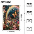 thumbnail image 3 of Notebook 8.3x5.7x0.4 Inch One Sizex1 Journey Note Diary Hardcover Notebook 60 Pages,80g Paper Writing Smooth and Not Easy to Break Rainbow Beautiful Butterfly, 3 of 8