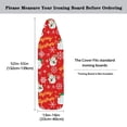 thumbnail image 5 of HELLHERO Iron Board Cover Elastic Edge Soft Protector 3 Fasteners 15x54 Inch, Merry Christmas, 5 of 5