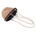 thumbnail image 3 of Bolso de hombro tejido de paja hecho a mano Vintage para mujer se describe Colcomx Bolso de hombro de paja, 3 of 8