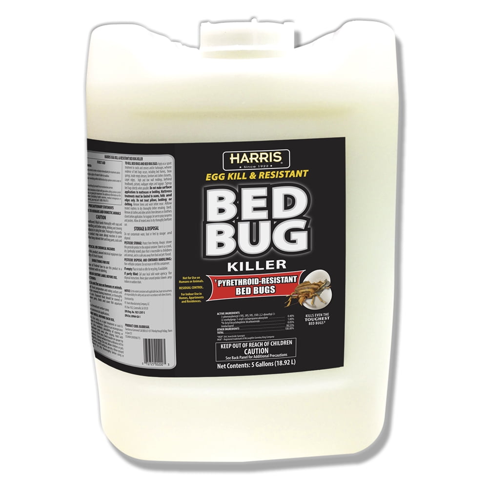 Harris Egg Kill & Resistant Bed Bug Killer, 5 Gallon Ready To Use