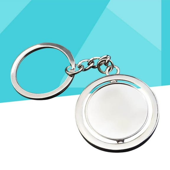 Soimiss charms for purses Silver Keyfob Key Attachment for Keys 1Pack