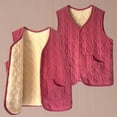 thumbnail image 3 of Njoeus Women Winter Warm Vests Coat Soft Fleeces Lined Jacket Vests Classic Cute Sleeveless Vests with Pockets (Plus Size), 3 of 4