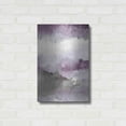 thumbnail image 3 of Luxe Metal Art 'Midnight At The Lake III Amethyst Gray Crop' by Mike Schick, Metal Wall Art, 16"x24", 3 of 9