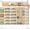 Woodland, variant on Woodland Theme Classroom Flip Calendar Set Includes 56 Date Cards Bulletin Board Calendar Set Classroom Decoration with Adjustable Holder O Rings For Wall Decor to School Supplies
