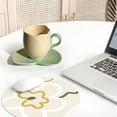 thumbnail image 5 of Kyusrd Ceramic Coffee Cup And Saucer Set Home Restaurant Tea Cup Flower Tea Cup, 5 of 5